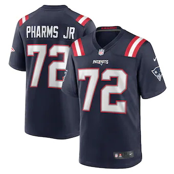 mens nike jeremiah pharms jr navy new england patriots game